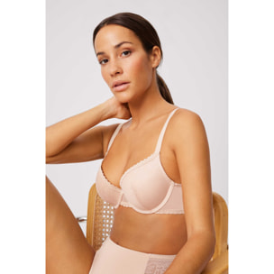 Reggiseno push-up beige, coppe B e C