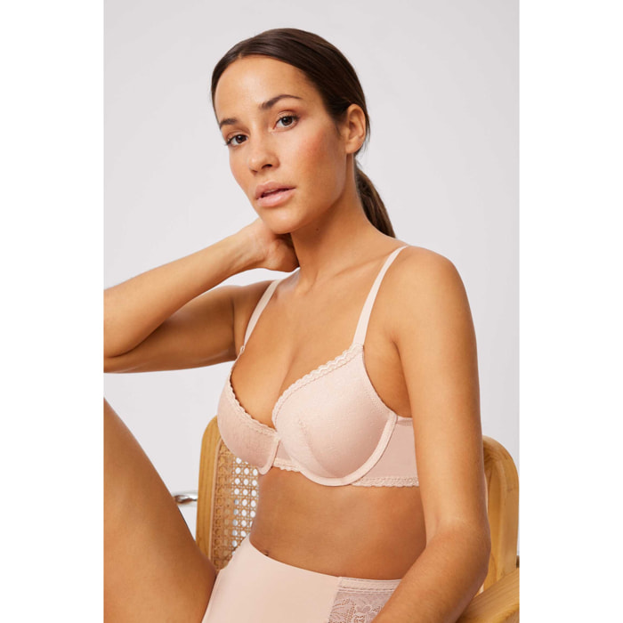 Reggiseno push-up beige, coppe B e C