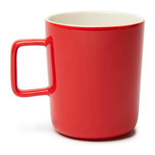 Set de 4 Mugs Excelsa – Nordic Trendy, Porcelaine Rouge