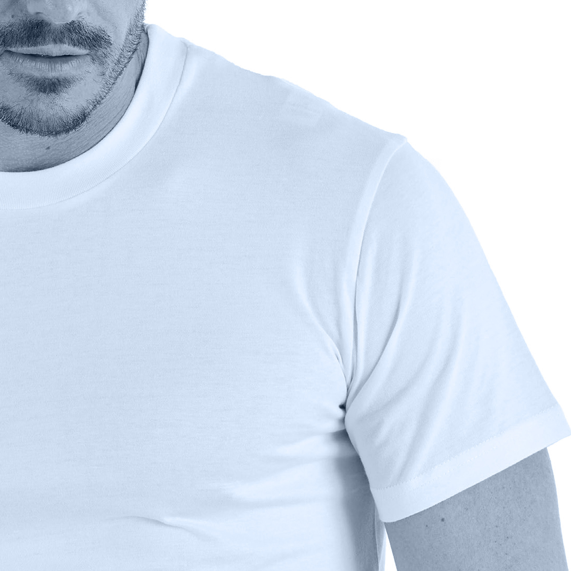 T-shirt in 100% Cotone Navigare Art.813 Conf. 2 pz Girocollo Nero