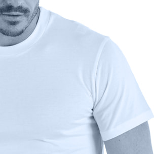 T-shirt in 100% Cotone Navigare Art.813 Conf. 2 pz Girocollo Nero