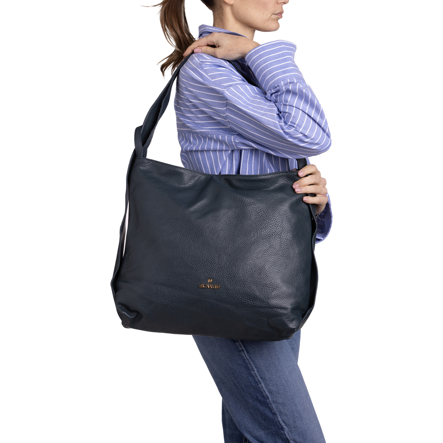 Borsa a spalla  da donna ecopelle Prodotto Vegano 40x33x11 cm