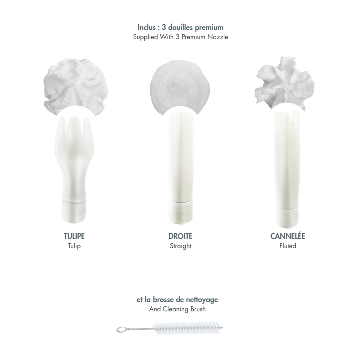 Siphon professionnel inox GOBEL - cuve inox - tête inox - 1L