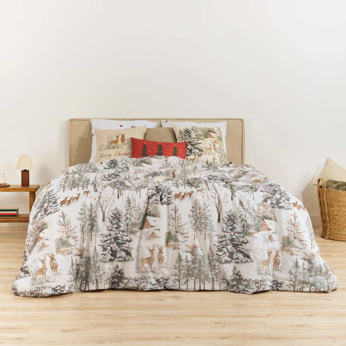 Housse de couette avec clics 100% coton Laponia 57