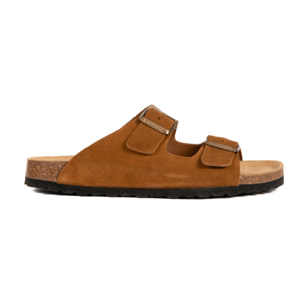 SANDALIA BABUNKERS MARRON
