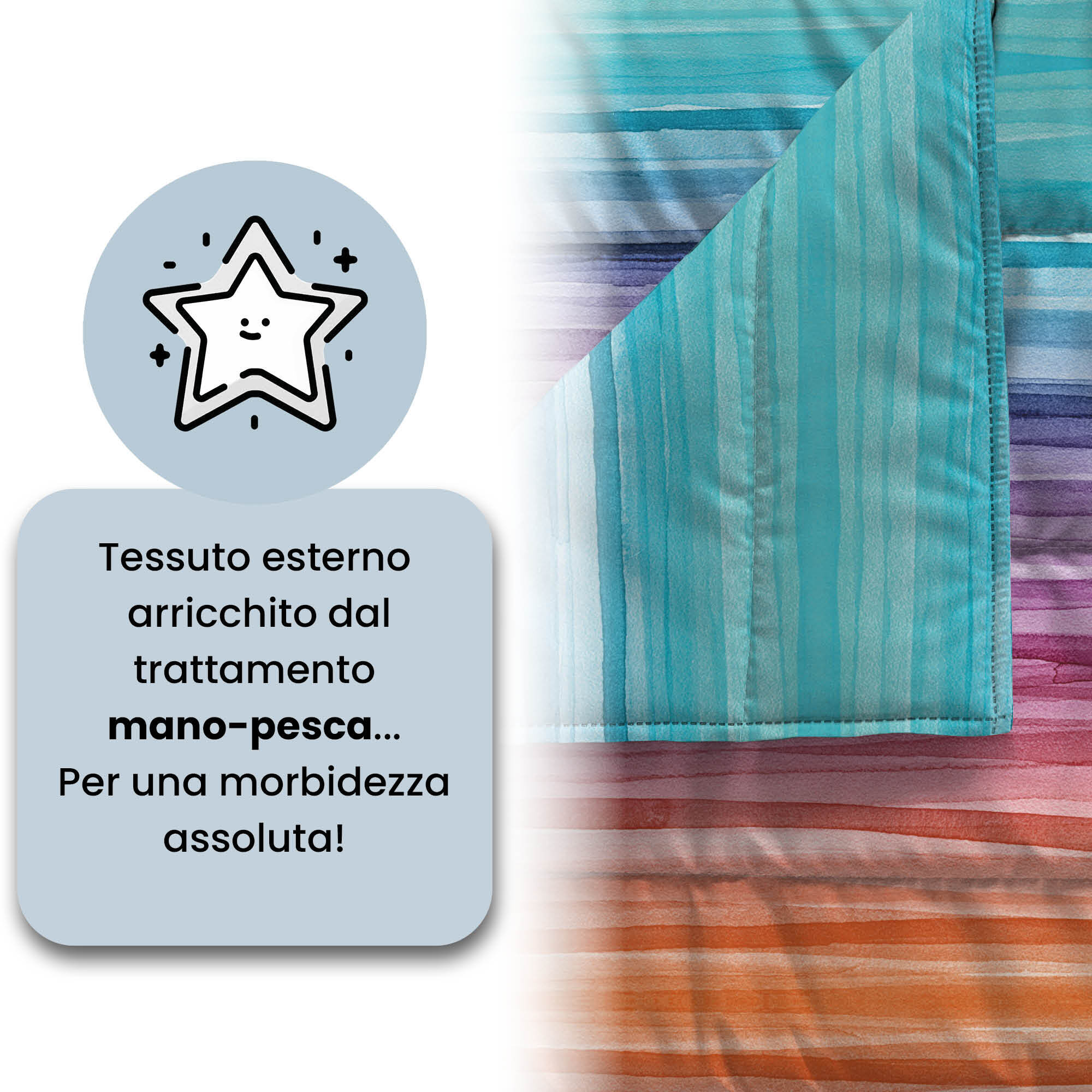 TRAPUNTINO ESTIVO BASIC, 100gr - Made in Italy - MATRIMONIALE