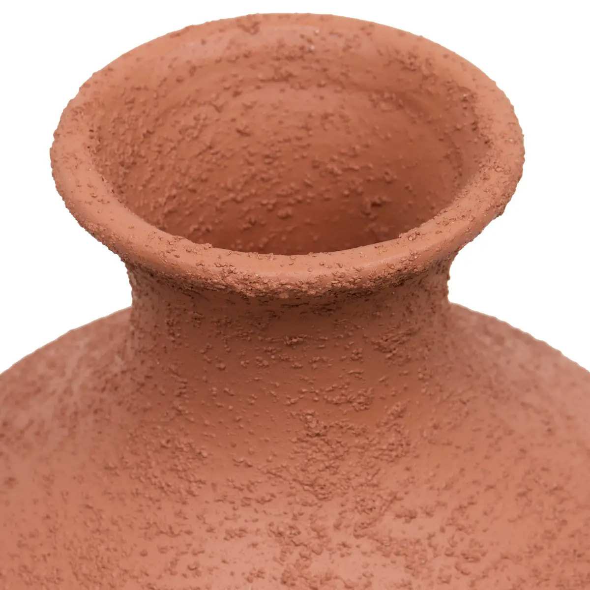 Vase Totem Ezia H23,5cm marron