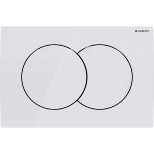 Pack Bati-support Geberit Duofix 112cm + WC sans bride Vitra Integra + Abattant softclose + Plaque blanche