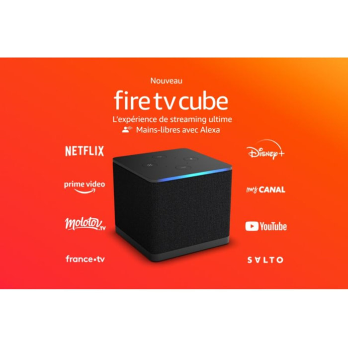 Passerelle multimédia AMAZON Fire TV Cube avec Alexa 2022