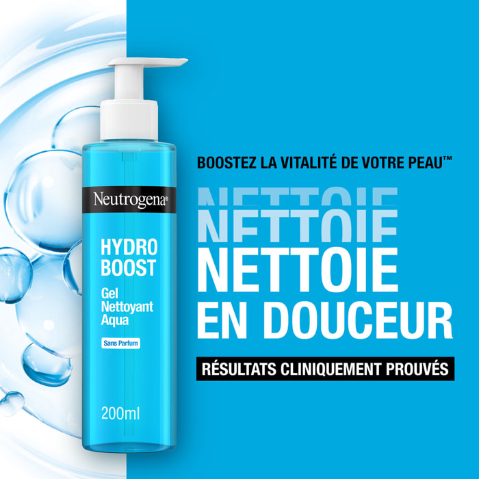 Hydro Boost - Aqua-Gel Nettoyant - Sans Parfum 200 ml