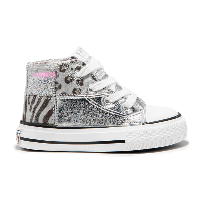 Sneakers da ragazza con stampa animalier