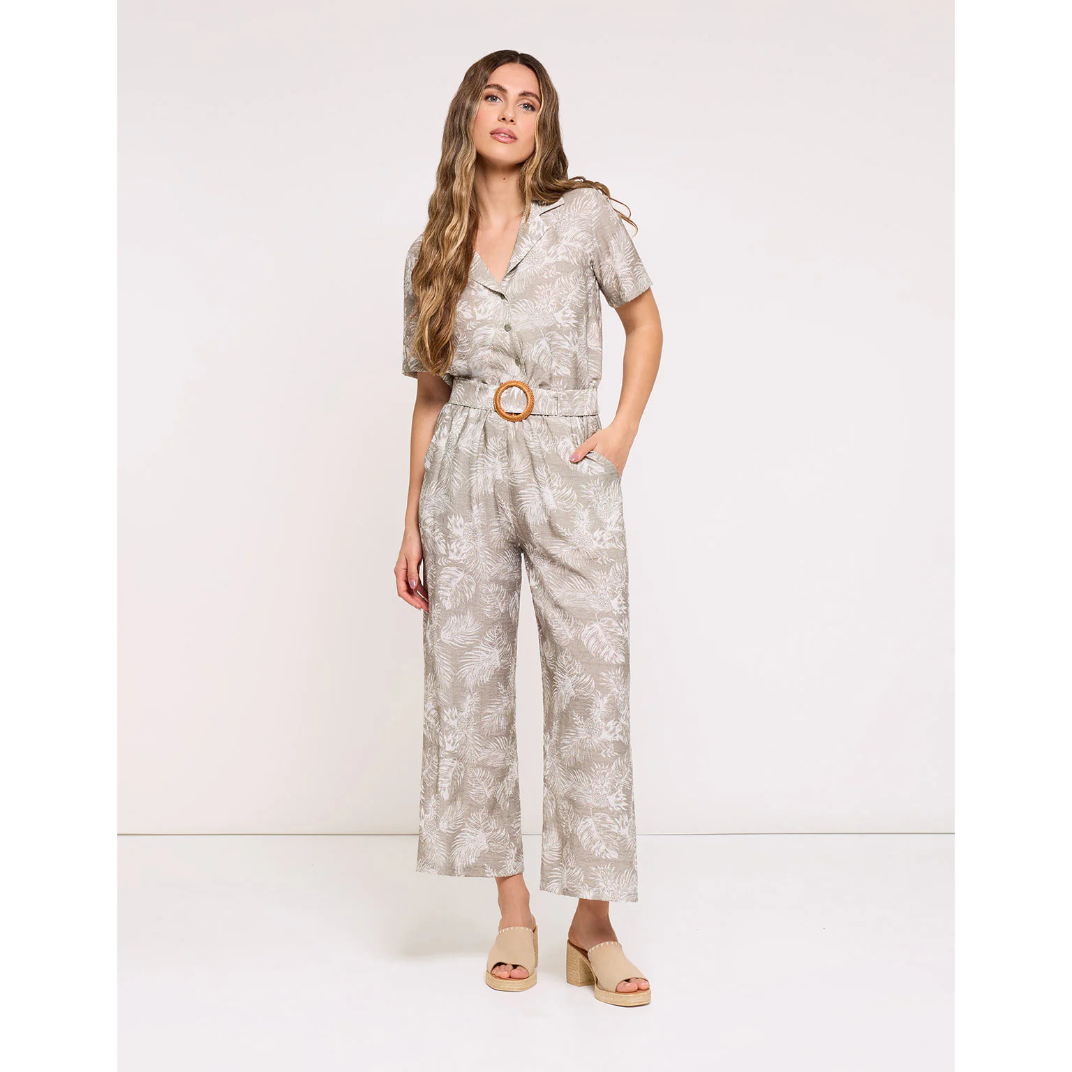 Camisa Manga Corta Caqui Claro - Westba