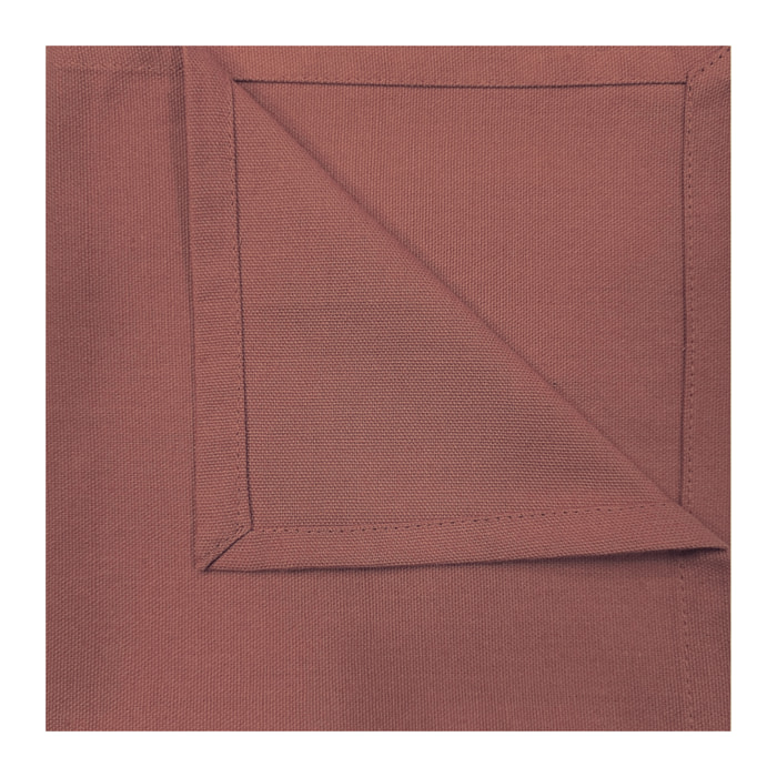 Serviette de table unie et colorée - Rose Boudoir
