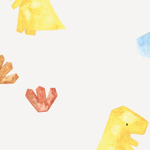 Papier peint dinos pop Intissé