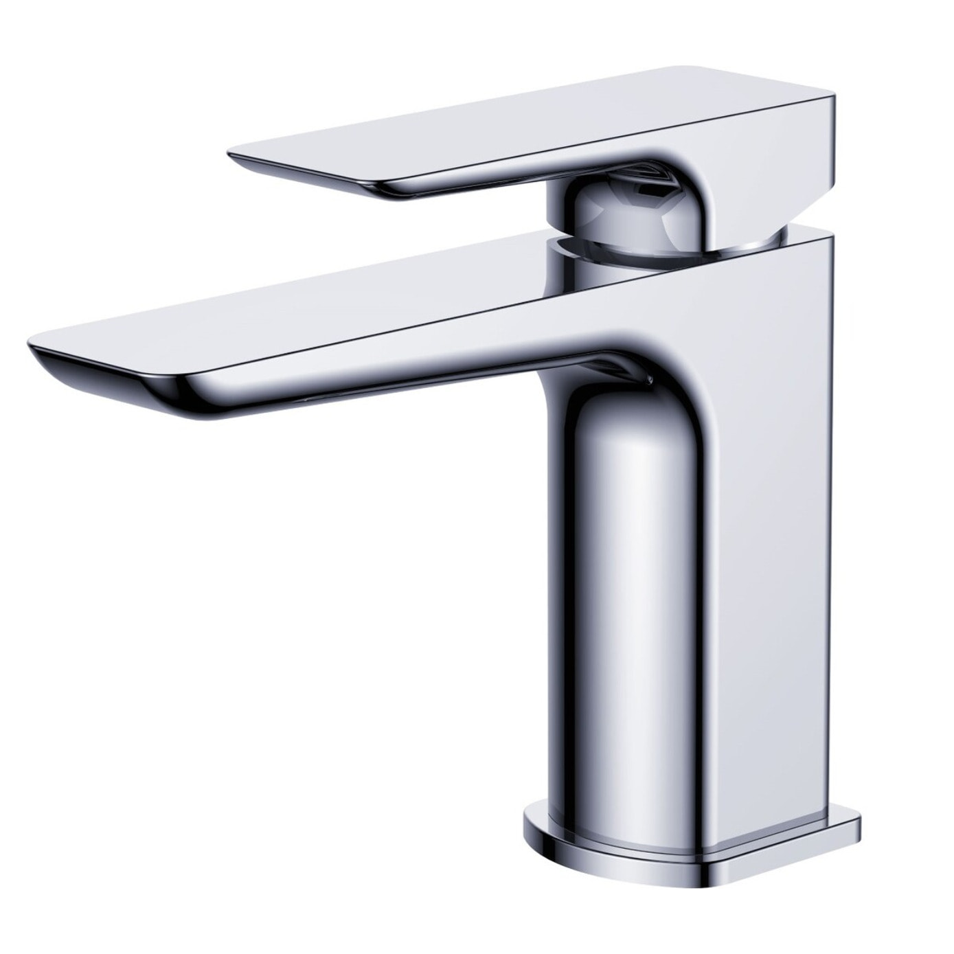 Brevis mitigeur de lavabo en laiton à levier, sans vidage, chrome brillant (SATBSBRE271)