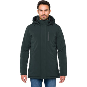 Parka NUSAKAN acolchada impermeable verde oscuro