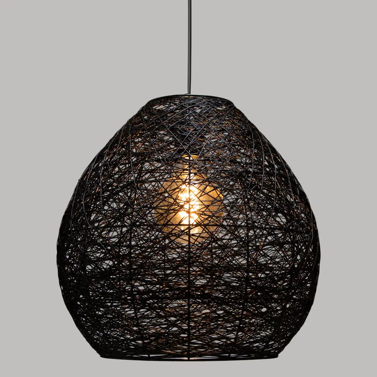 Suspension "Mona noir D34cm