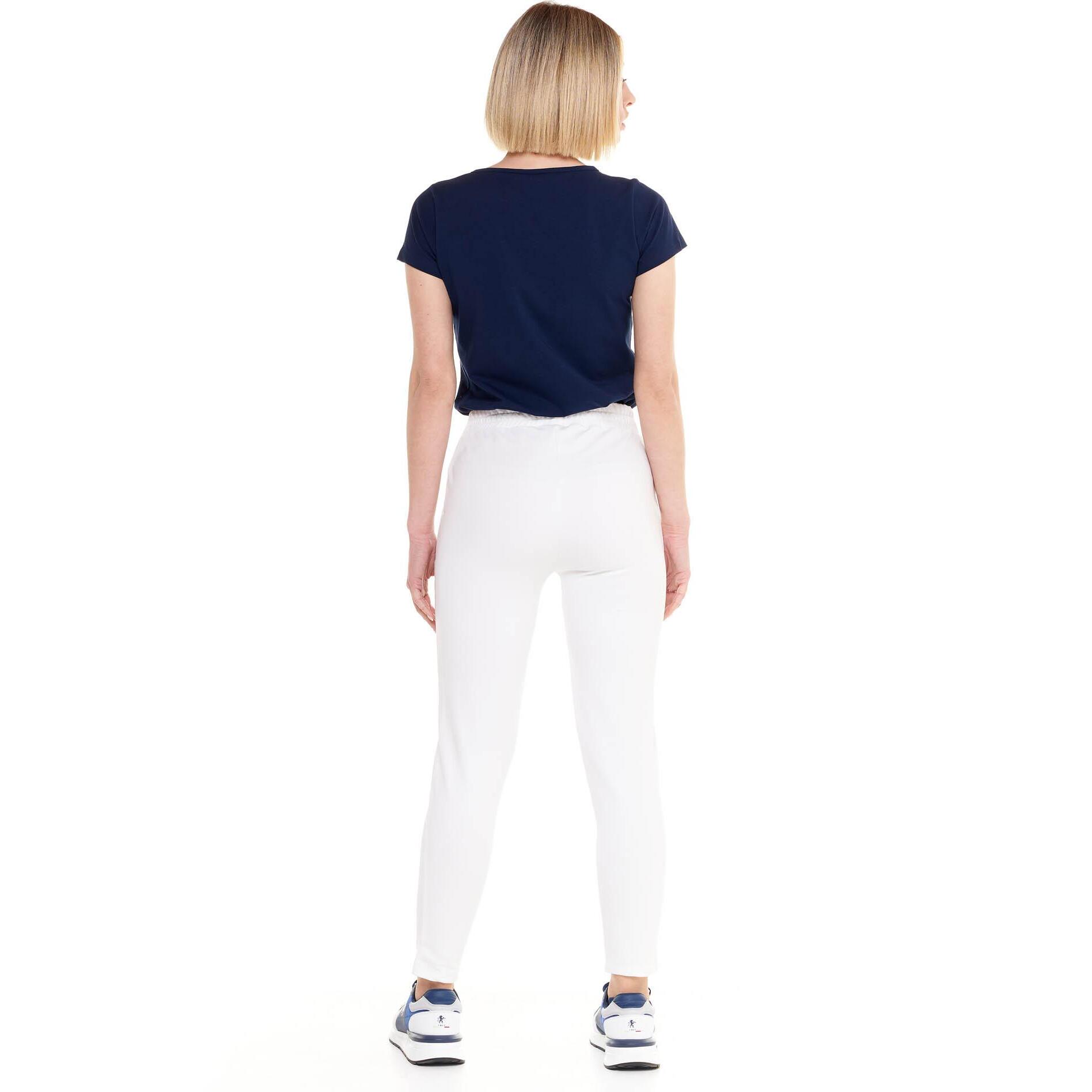 Pantalón recto de mujer con pinzas en polar Training