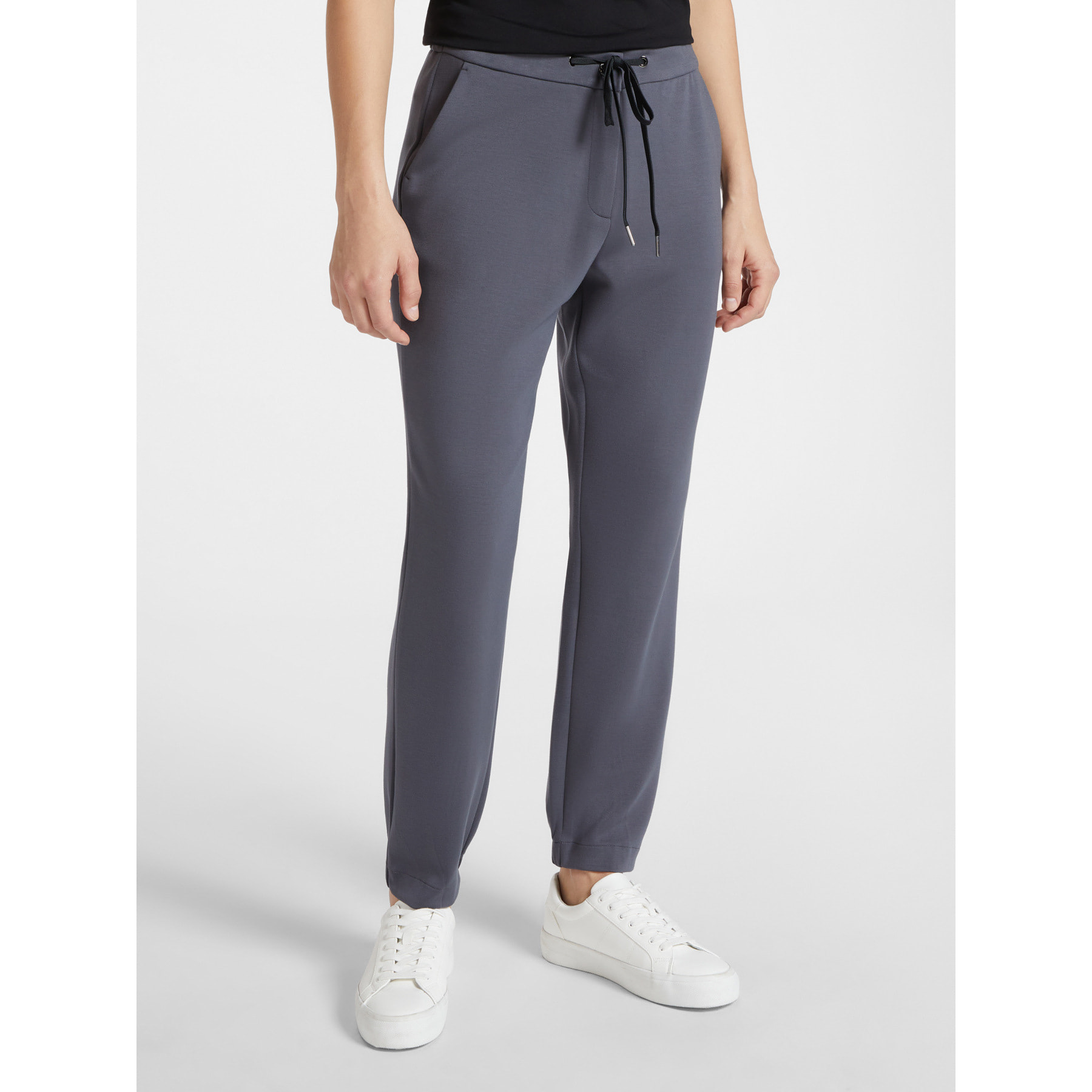 Elena Mirò - Pantalón jogger de felpa - Gris