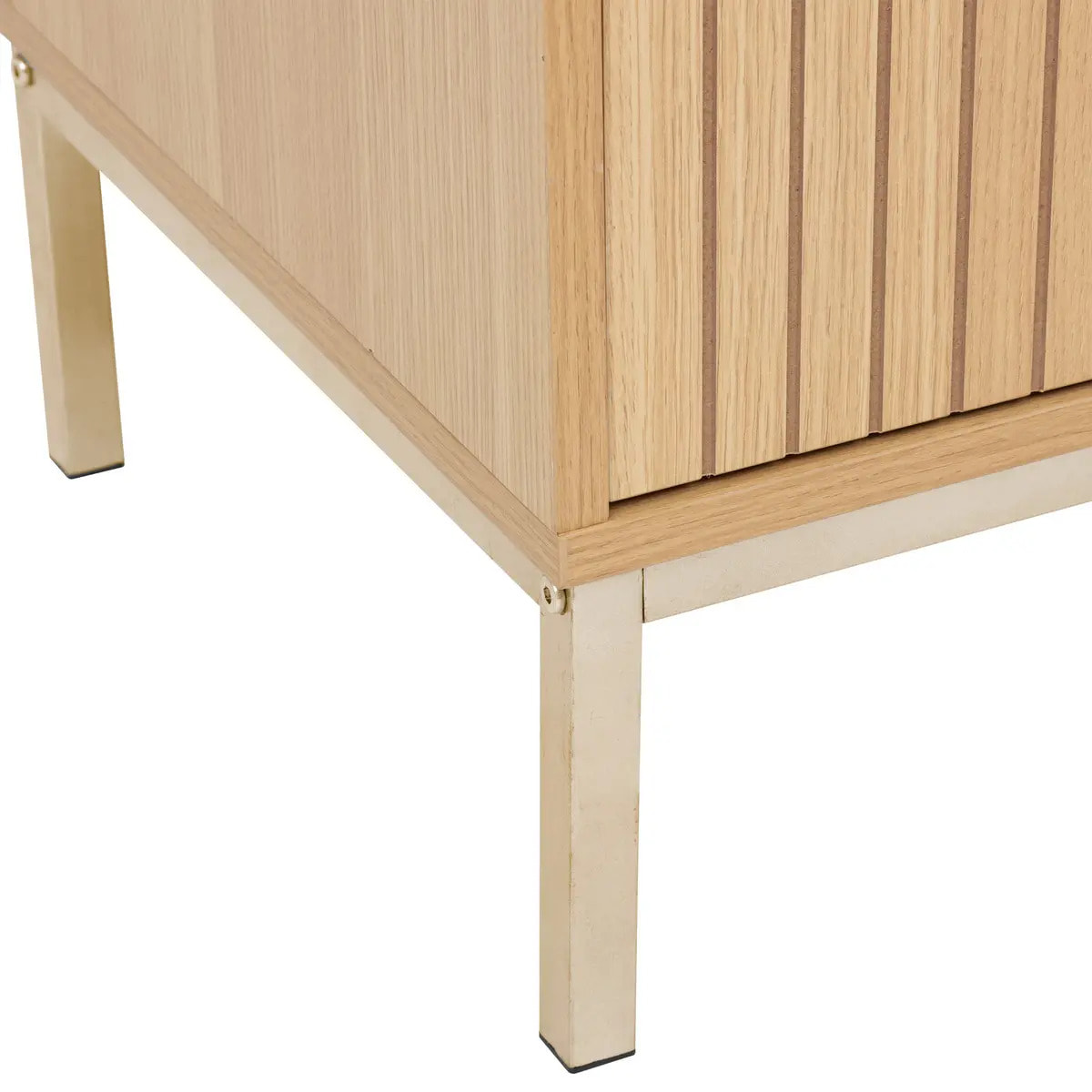 Meuble TV "Tasso" L120cm effet bois naturel