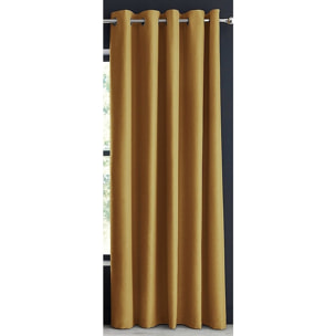 Rideau uni Occultant 100%polyester