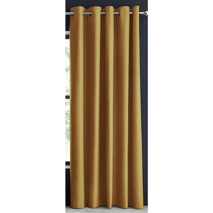 Rideau uni Occultant 100%polyester