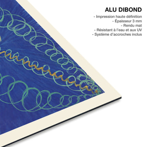 Tableau celebre Primordial chaos d'Hilma af klint Tableau alu Dibond