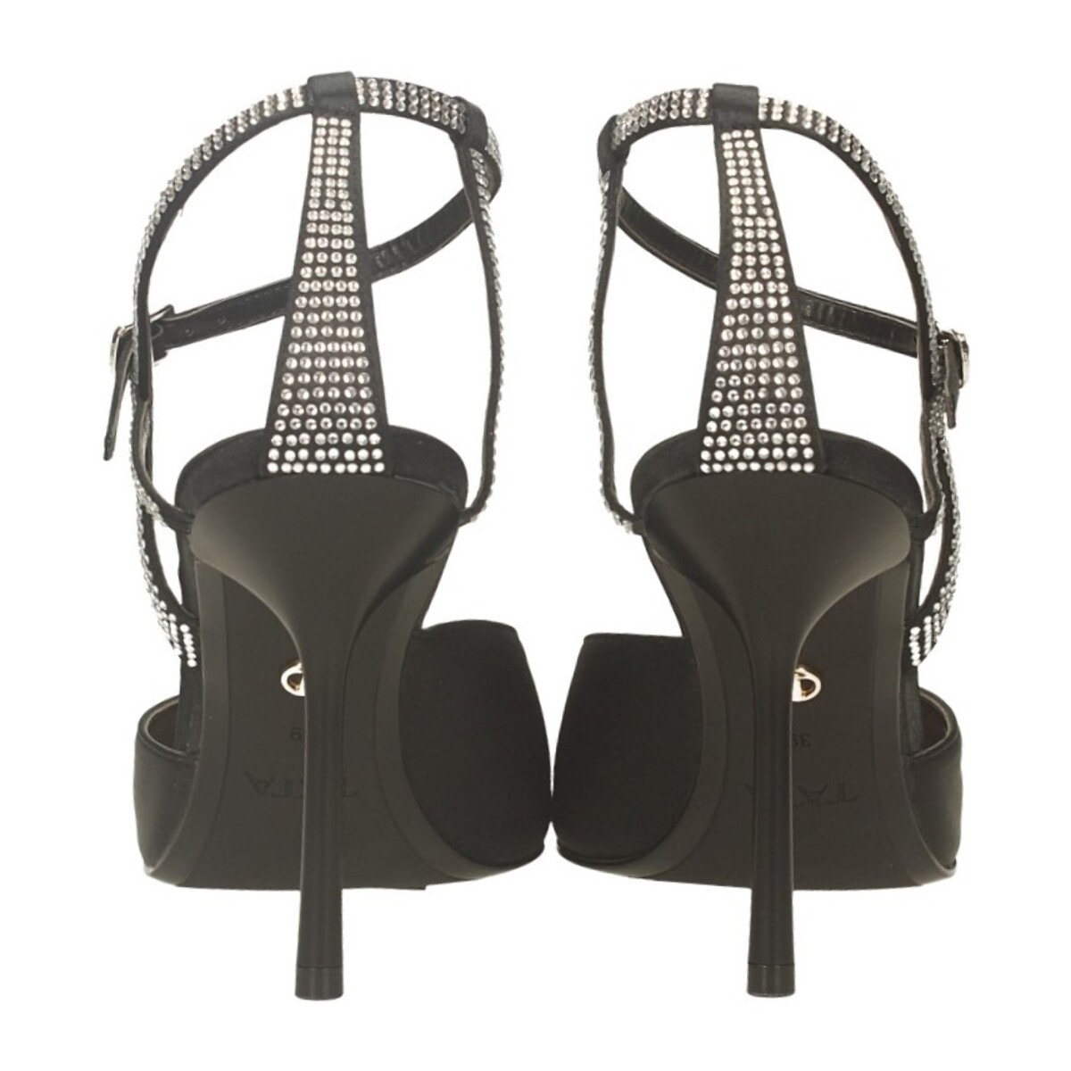 Décolleté sling back Donna Tata Italia Nero