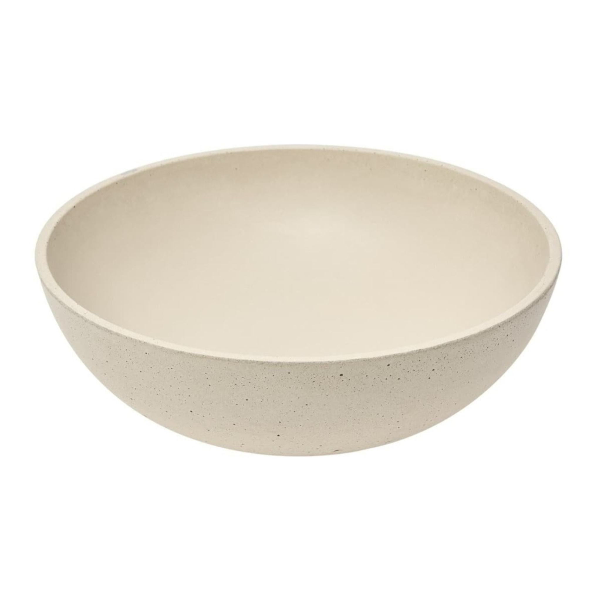 SAT Cemento lavabo 42x42 cm sable mat sans trou pour mélangeur, sans trop-plein CEM4242P