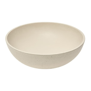 SAT Cemento lavabo 42x42 cm sable mat sans trou pour mélangeur, sans trop-plein CEM4242P