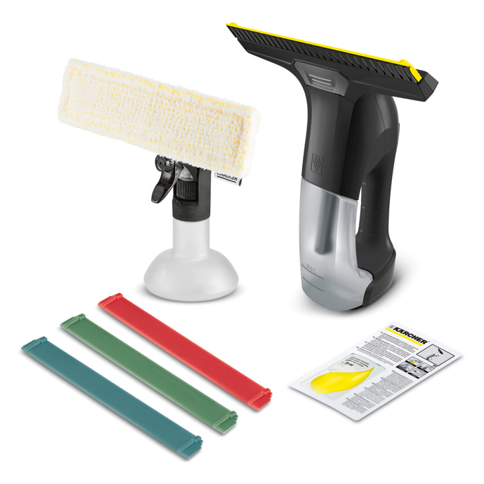 Lave-vitres Karcher WV 6 Plus Multi Edition - Autonomie 100 min- Largeur de travail 280 mm- Multi-accessoires