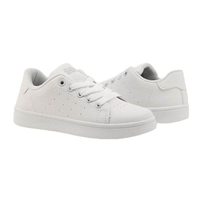 Zapatillas Sneaker para Niña - Shone 001-001 White