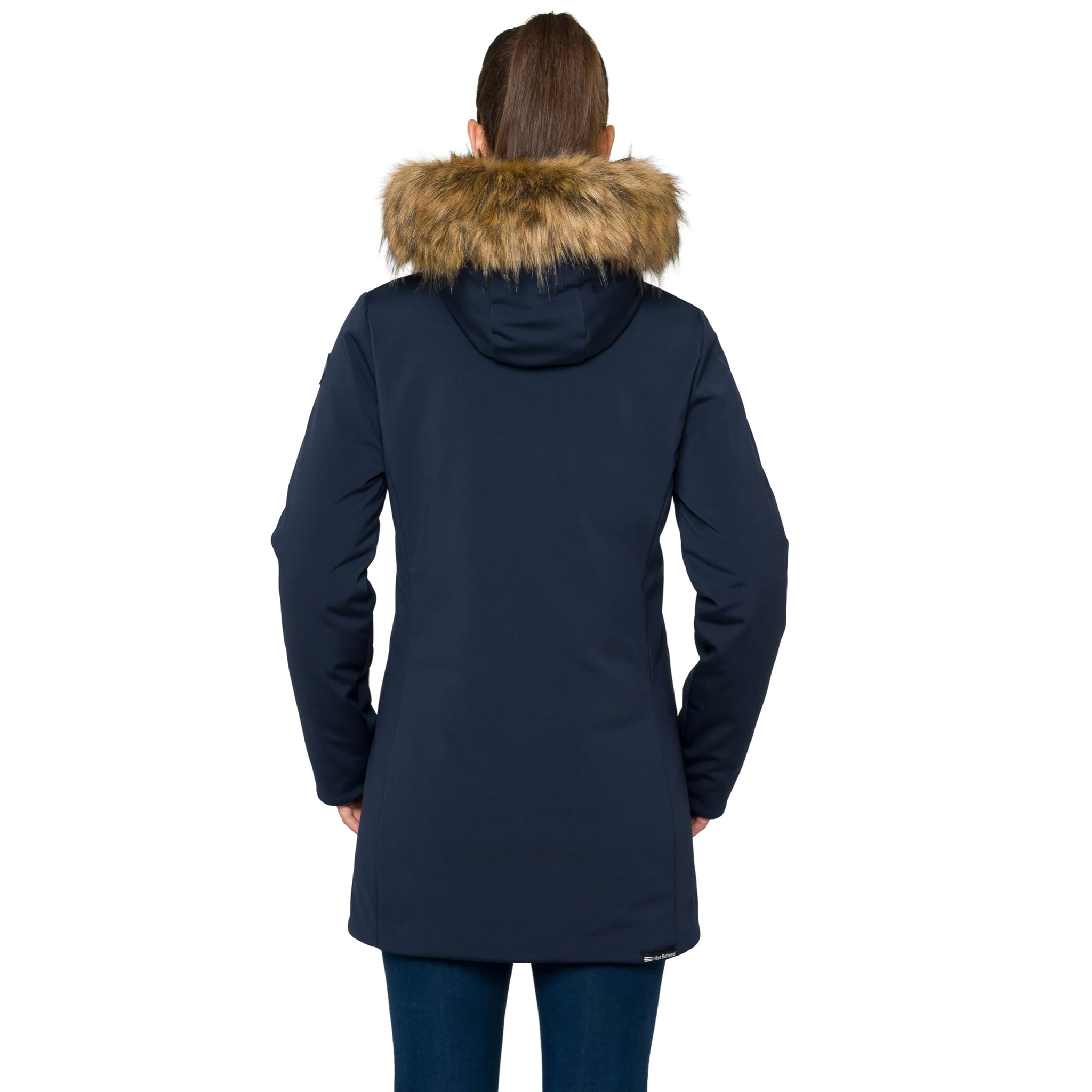 Parka DAHLIA acolchada impermeable azul