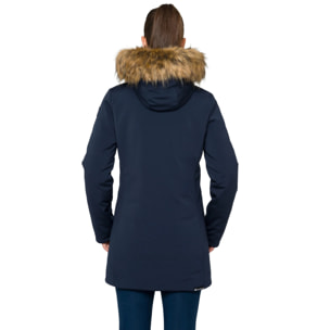 Parka DAHLIA acolchada impermeable azul