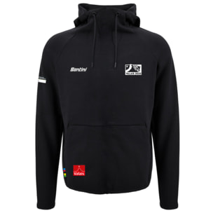 2025 Uci Mtb World Championships - Felpa Con Cappuccio - Nero - Unisex