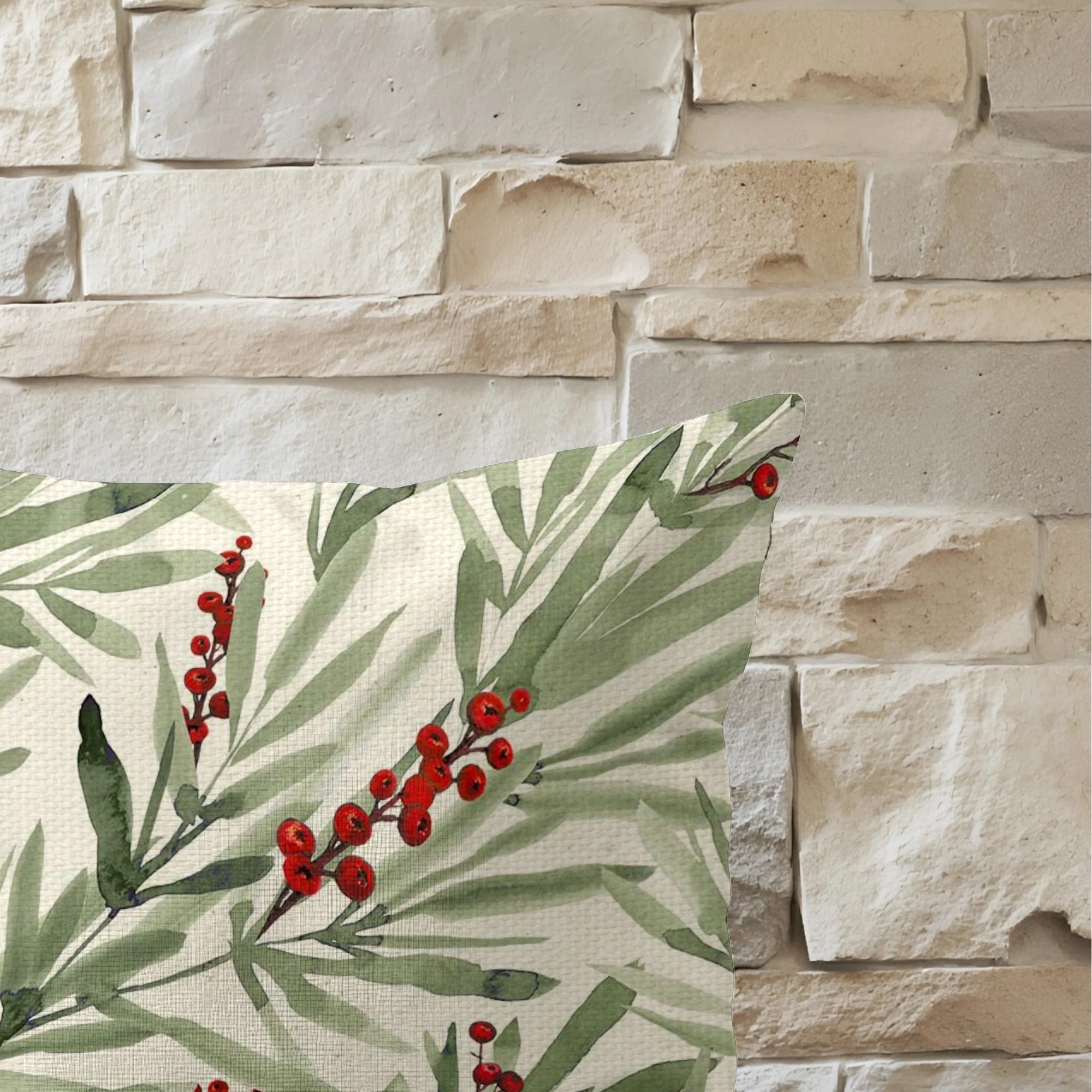 Housse de coussin 100% algodón Merry Christmas 46-102 30x50 cm