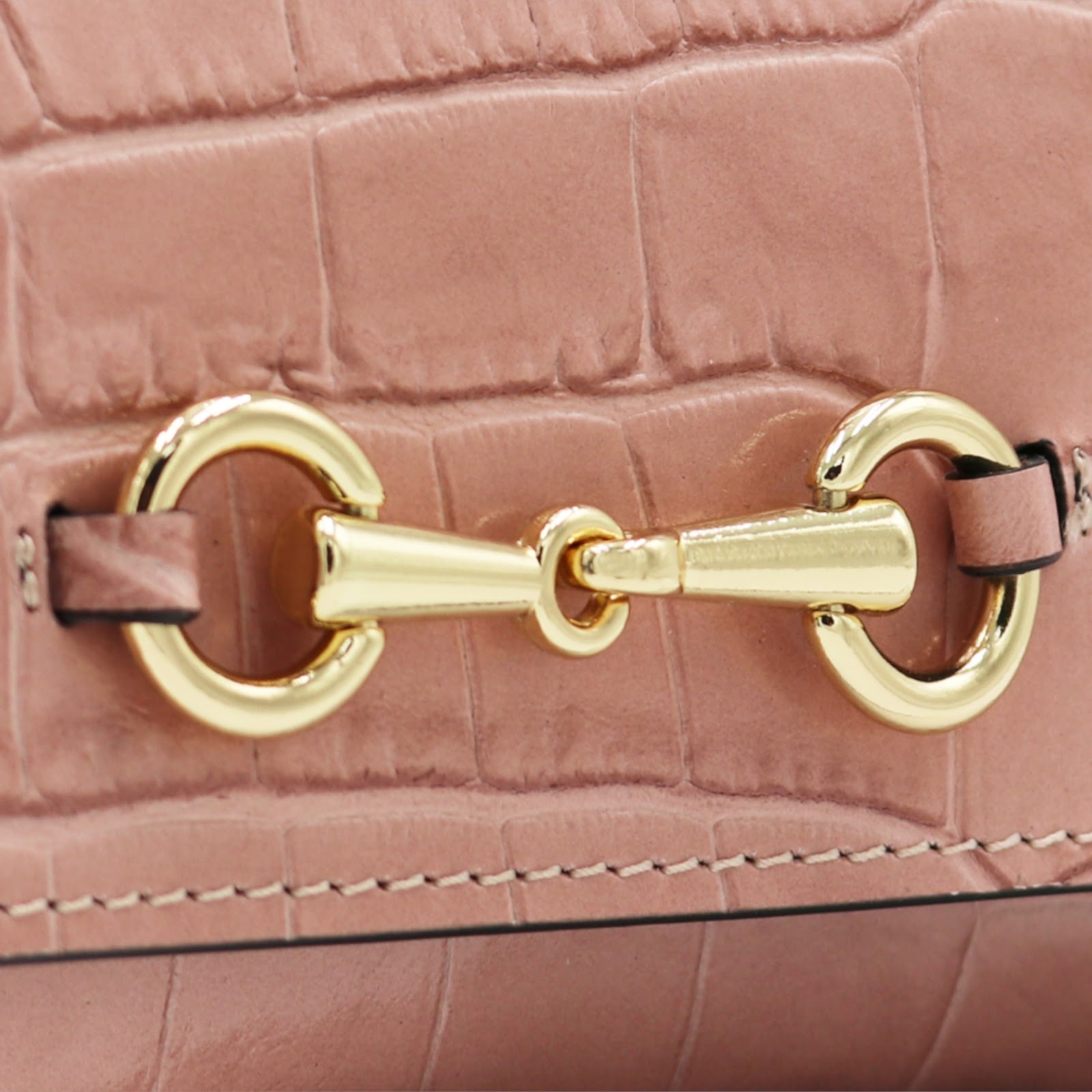 Cartera Cheval Firenze Grant Croc Rosa