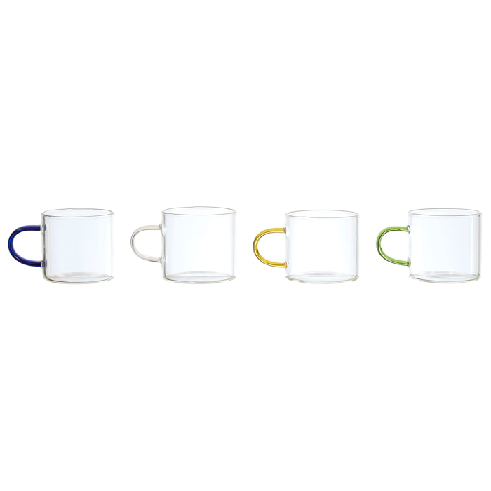 Tasse Expresso Verre X4 Avec Support