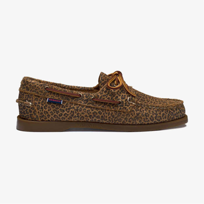 Sebago - Docksides Donna Marrone - Portland Flesh Out Print Woman