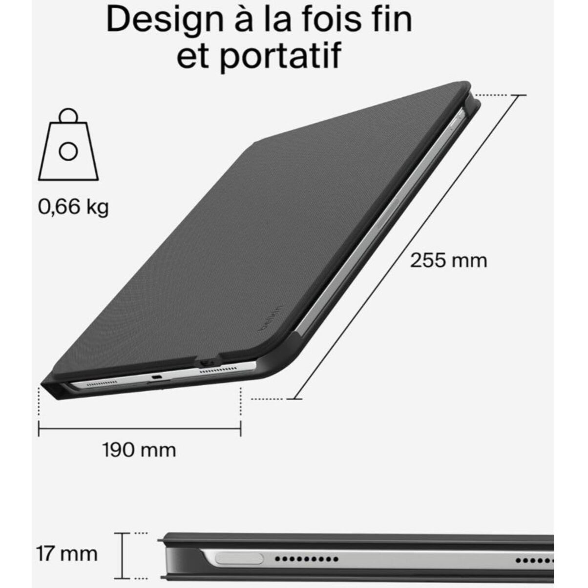 Clavier tablette BELKIN Everyday iPad 10,9" (10e gén.)