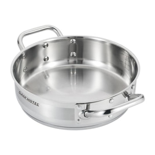 Sautoir inox 28x8cm induction