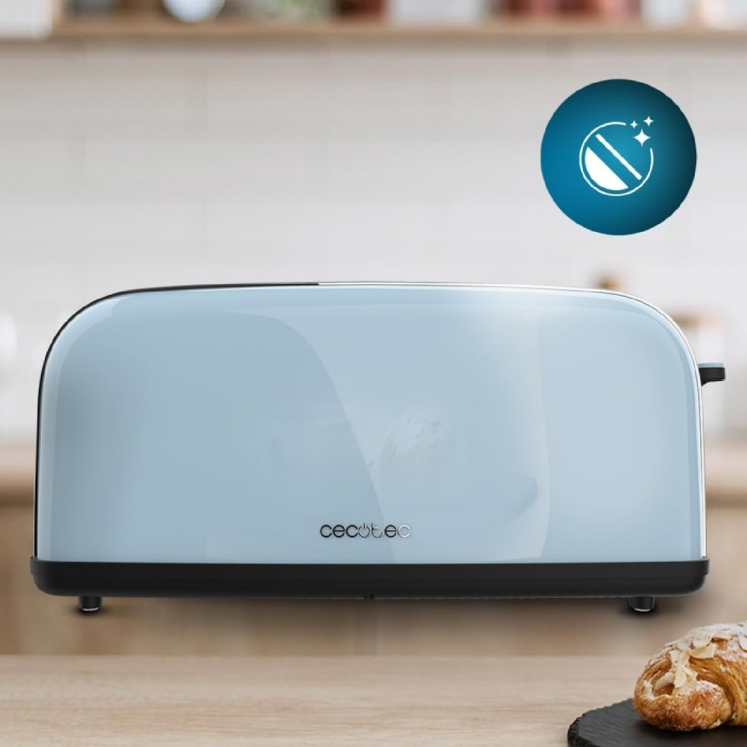 Cecotec Grille-pain vertical Toastin' time 850 Blue Long