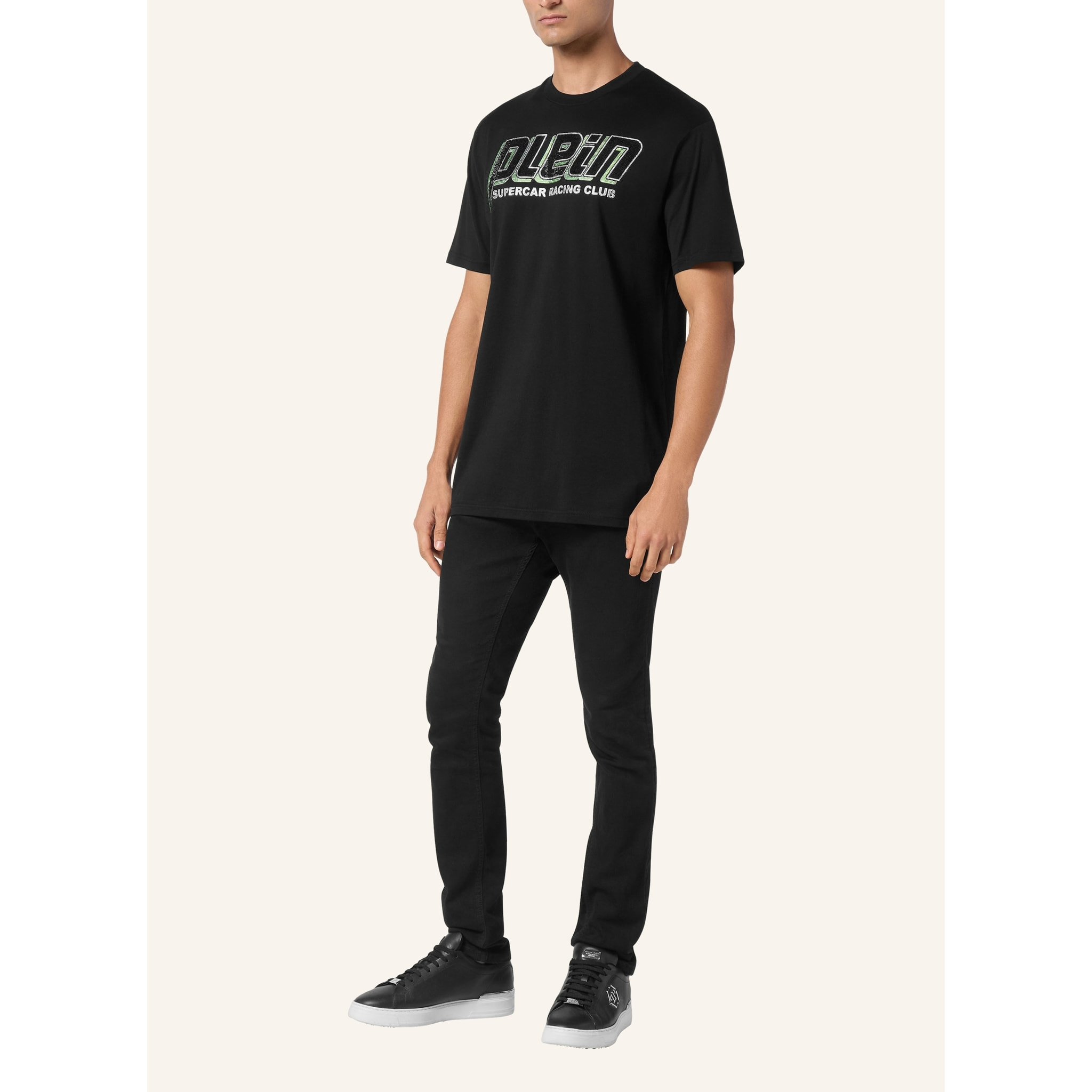 PHILIPP PLEIN Maglietta a girocollo RACING