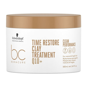 SCHWARZKOPF BC Bonacure Time Restore Clay Treatment Q10+ 500ml