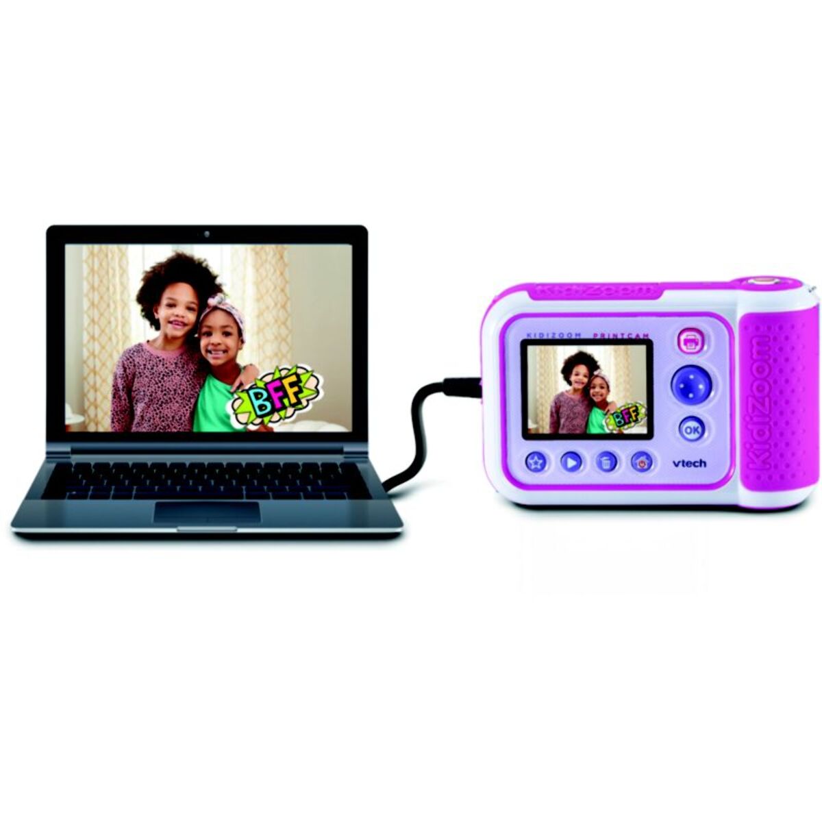 Appareil photo Instantané VTECH Kidizoom Print Cam rose
