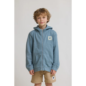 SUDADERA CON CAPUCHA FULL ZIP KIDS GOODIES SKY BLUE