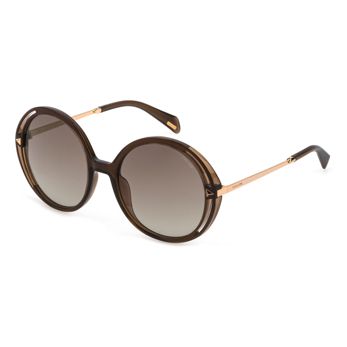 Police - lunettes de soleil - marron - Couleur des verres : marron - indice solaire : protection UV