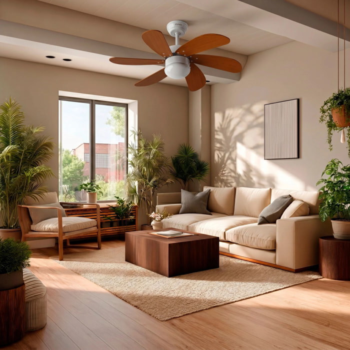 Ventilador de techo EVVO V315 Wood
