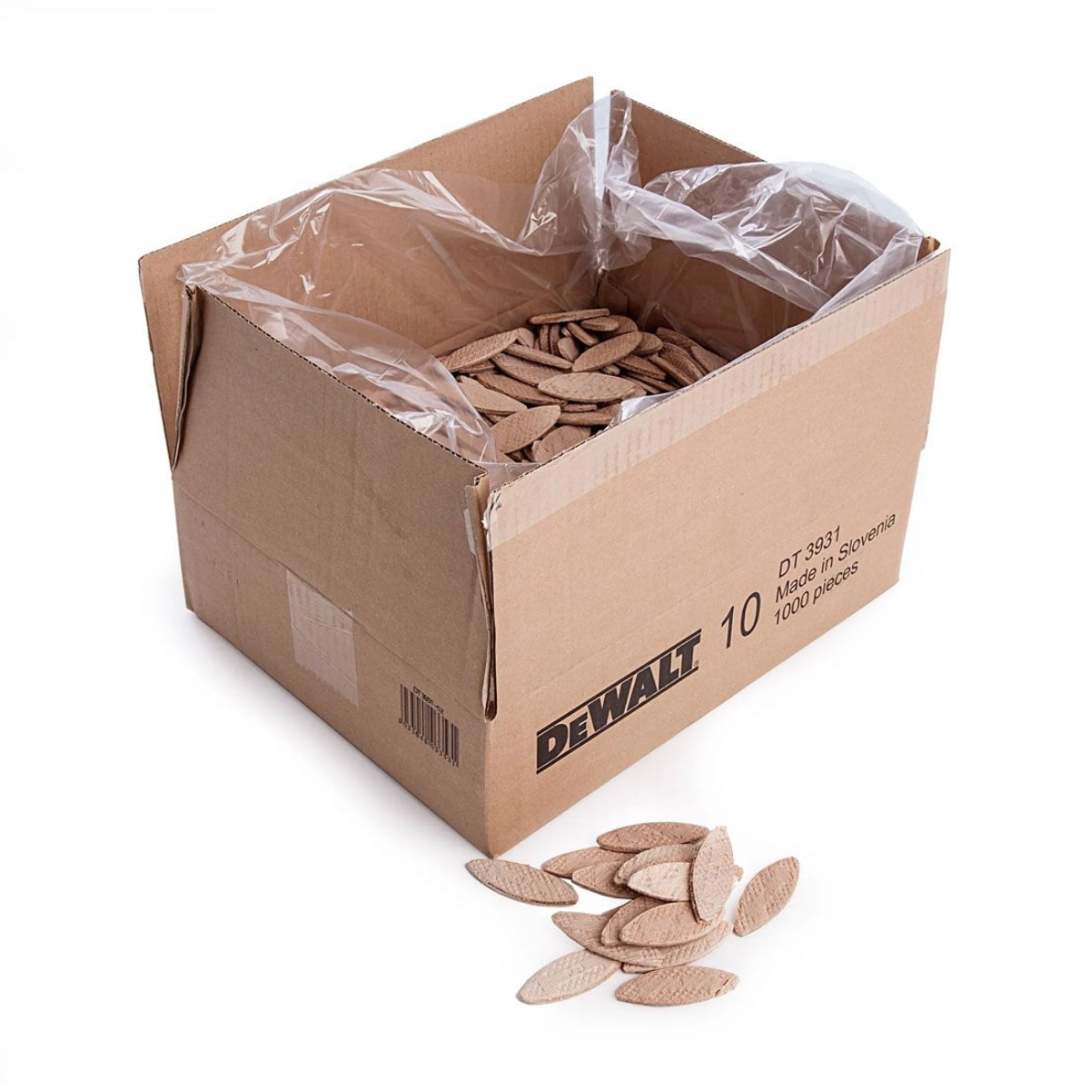 Lamelles en bois - Taille N° 20 - Boite de 1000 pièces - DEWALT - DT3932-QZ