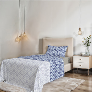 COMPLETO LETTO FANTASY PIAZZA E MEZZA - 100% MICROFIBRA